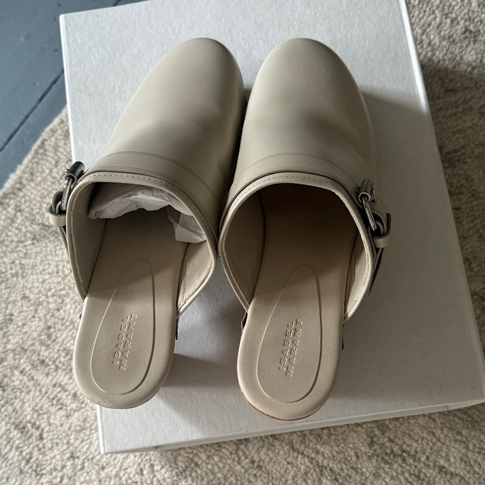 Isabel Marant Beige Women's clogs - Picture 2 of 6